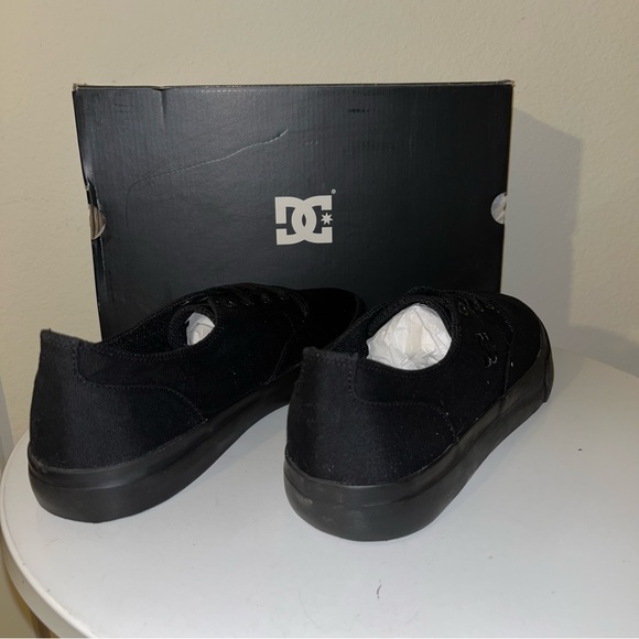 New DC shoes triple blackFlash 2 TX MX skateboarding sneakers lace up men size 9 - Picture 5 of 7